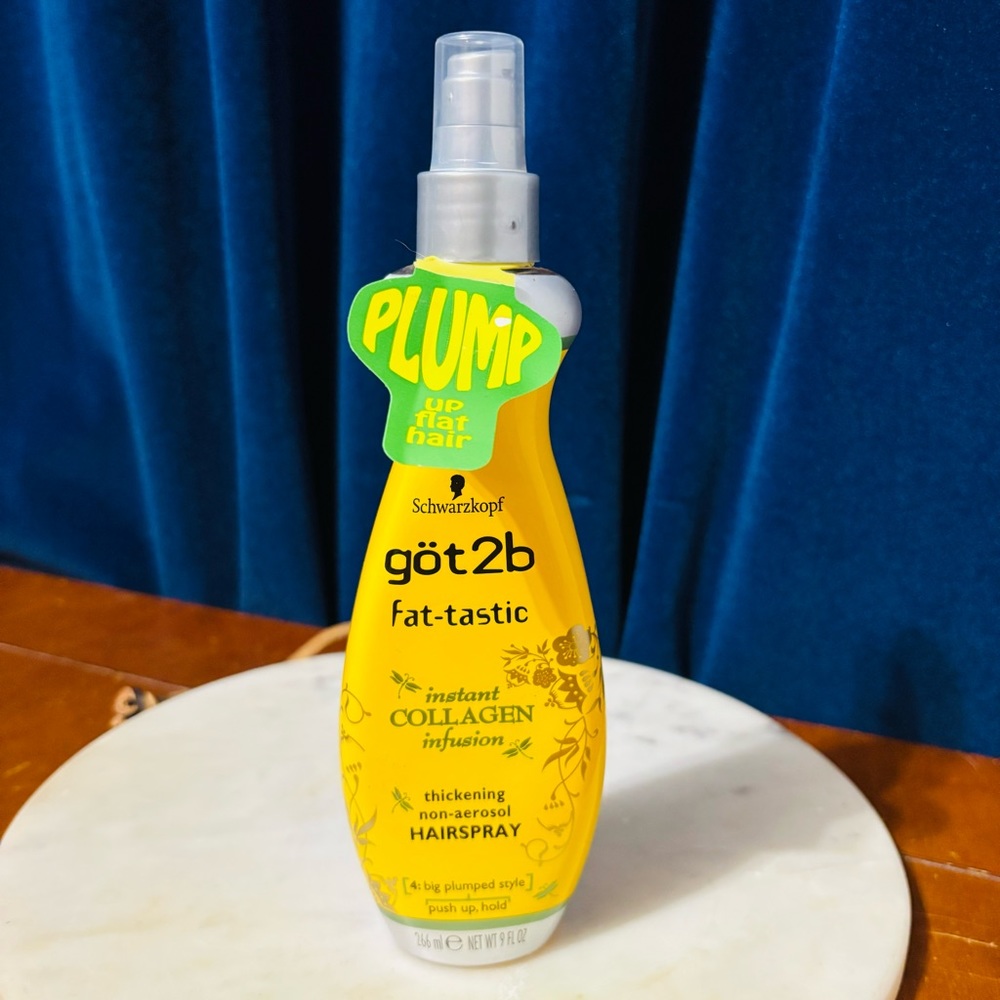 Got2B Fat-Tastic‎ Instant Collagen Infusion Thickening Non-Aerosol Hairspray 9oz